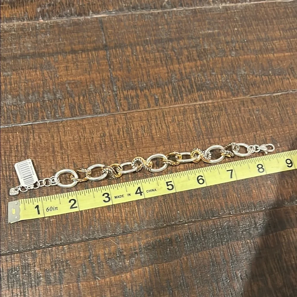Brighton Gold and Silver Jewelry Timeless Chain Bracelet